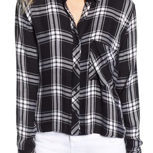 Rails Plaid Black - Medium - Practically new